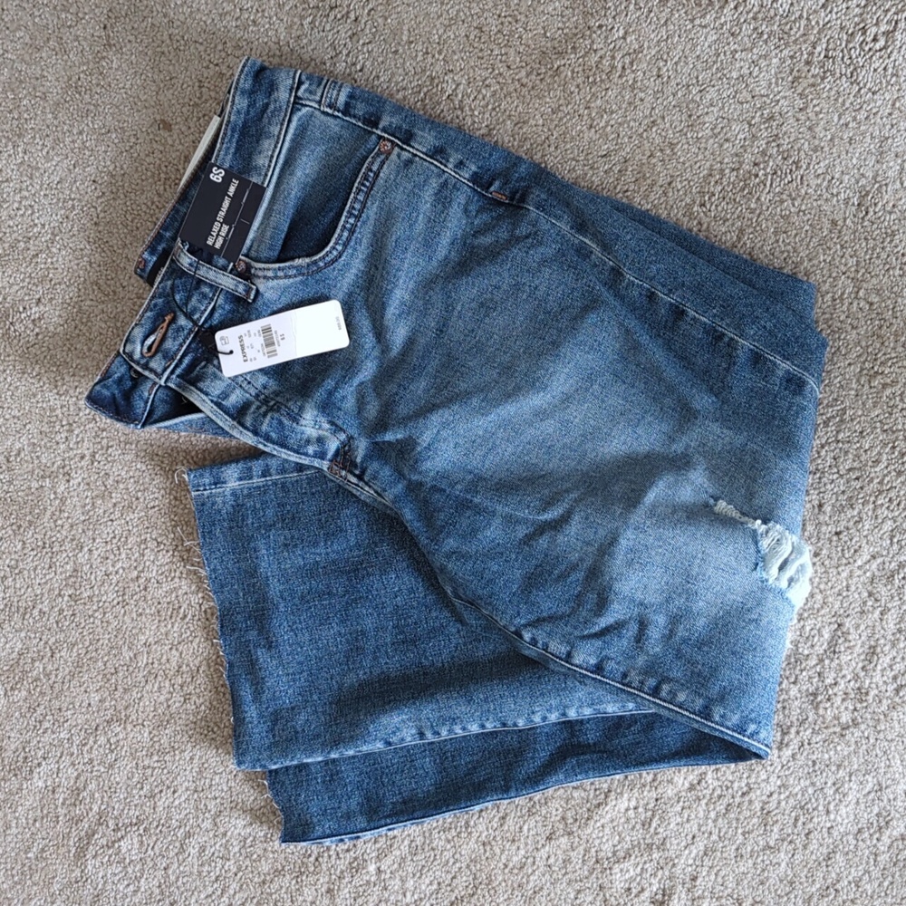 NWT Express Wide Leg High Rise Jeans | 6S